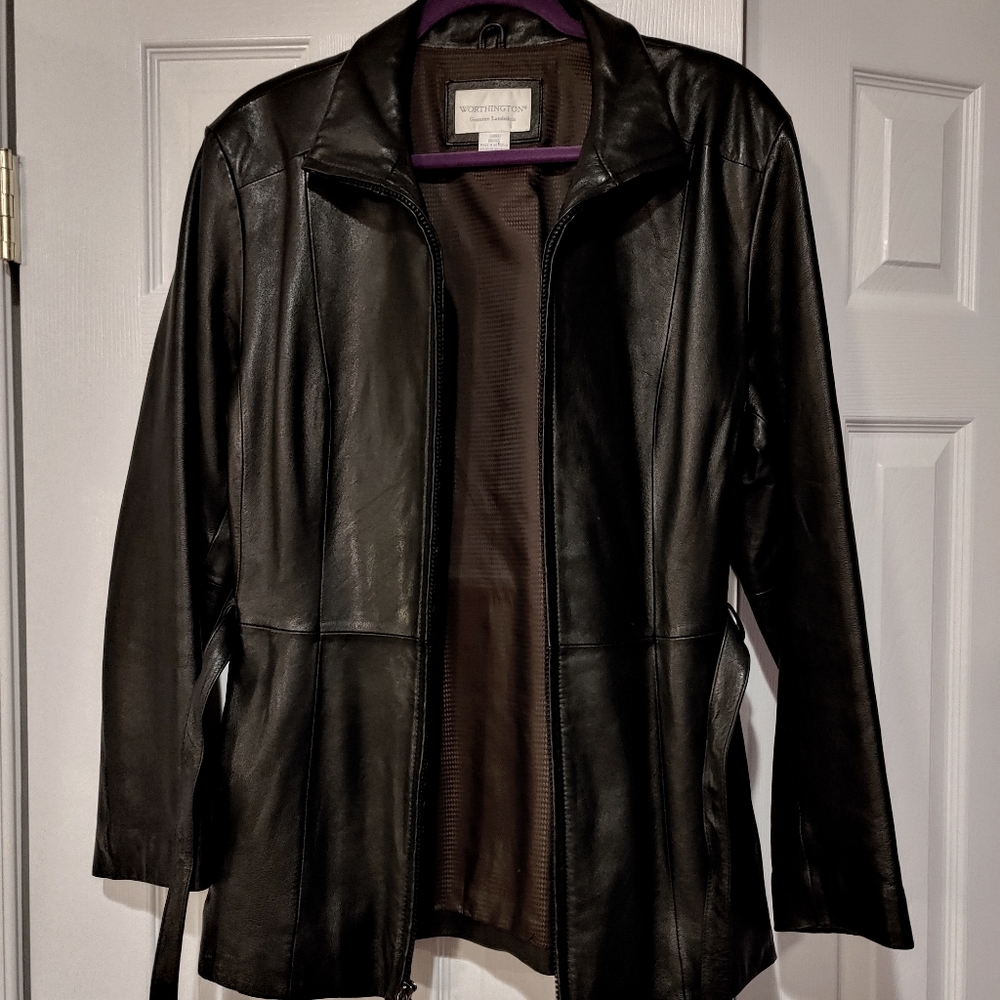 Leather jacket